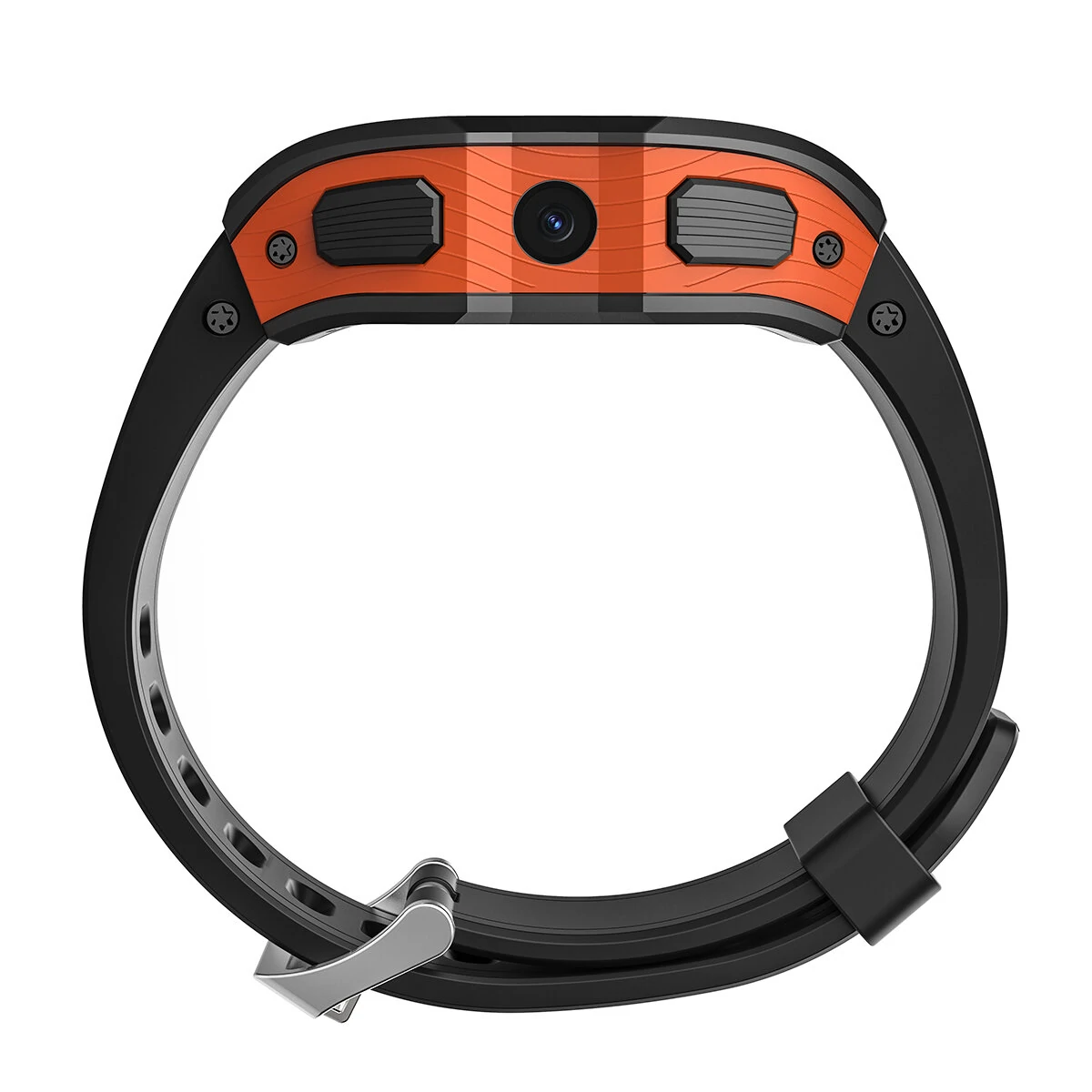 (image for) Rogbid Model X 2.1 inch HD 400*454 Pixels 4G LTE 4GB+128GB GPS 13MP+5MP Dual Camera IP68 Waterproof Face Unlock Ceramic Smart Watch Phone
