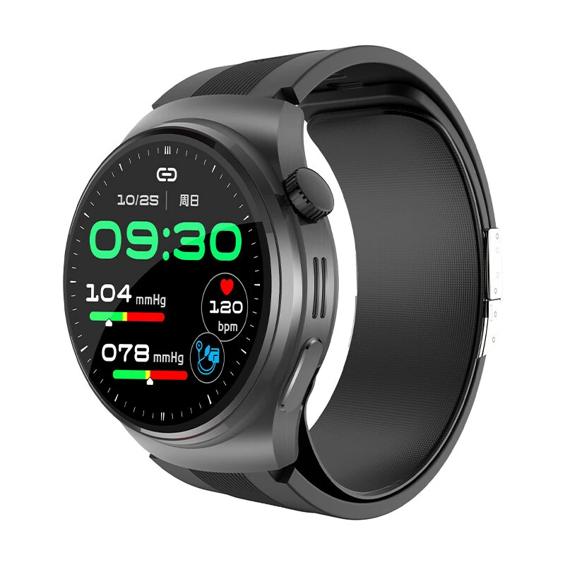 (image for) S28 1.39inch HD Screen Air Pump Airbag Type NFC bluetooth Call Heart Rate Blood Pressure Blood Glucose SpO2 Monitor Sleep Monitoring Uric Acid Lipid Function Breathing Exercise SOS Emergency 