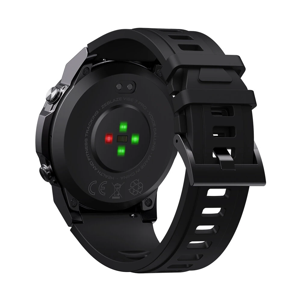 (image for) Zeblaze Vibe 7 Pro 1.43 inch AMOLED Display 3ATM&IP69K Waterproof bluetooth Call Heart Rate Blood Oxygen Monitor Sleep Monitoring Breathe Training Women's Health Multi-sport Modes Music Playb