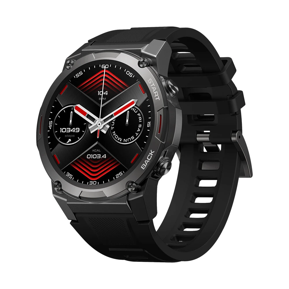 (image for) Zeblaze Vibe 7 Pro 1.43 inch AMOLED Display 3ATM&IP69K Waterproof bluetooth Call Heart Rate Blood Oxygen Monitor Sleep Monitoring Breathe Training Women's Health Multi-sport Modes Music Playb